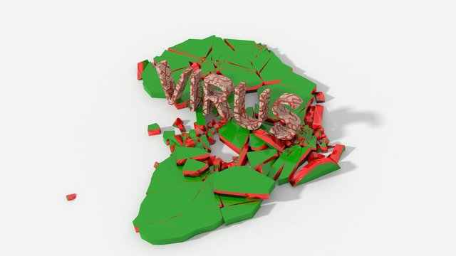 Africa colpita da virus
