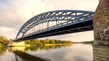Obraz premium Sternbrücke Magdeburg 08011