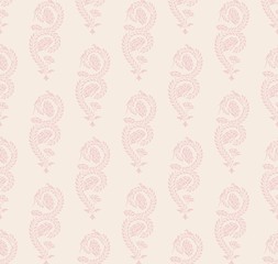 wedding card design, paisley floral pattern , India