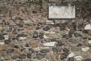 Targa di Via Appia Antica - Roma