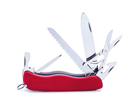 Swiss Army Knife Isolated