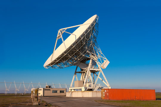 VLA Very Large Array Radio Telescope Dishes Facing Up