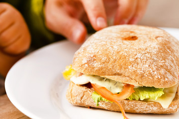 sandwich with chicken