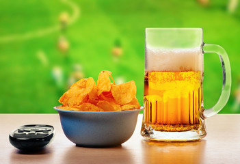 Set for football fans