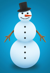 Pupazzo di neve figura