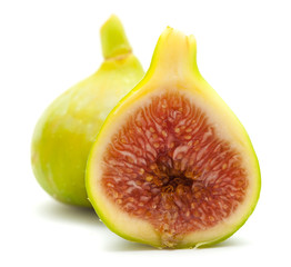 figs isolated on white