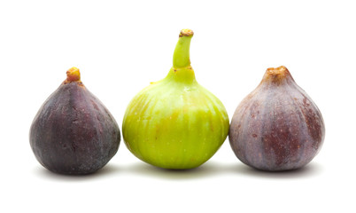 figs isolated on white