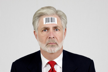 Human Being With Bar Code
