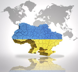 Map of  Ukraine