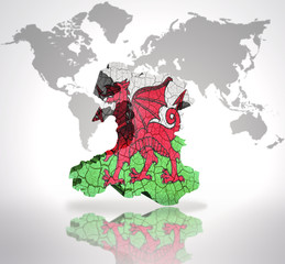 Map of  Wales