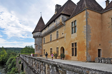 Fototapeta na wymiar Château de Losse, Aquitania - Francia