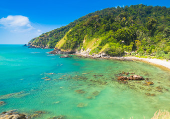 Fototapeta premium On a Sunny Beach Lagoon Seascape
