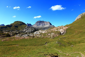Fototapeta premium Wandern im Vorarlberg
