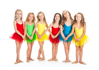Funny little ballet dancers