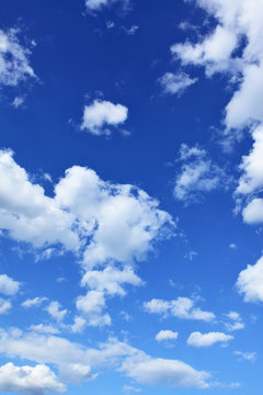 Blue sky with clouds