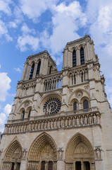 Fototapeta na wymiar Notre Dame towers