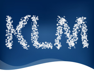 Snow letters