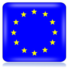 Europa Euro Flagge Button  #141016-svg07
