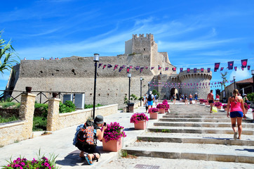 the castle of badali tremiti islands, Italy