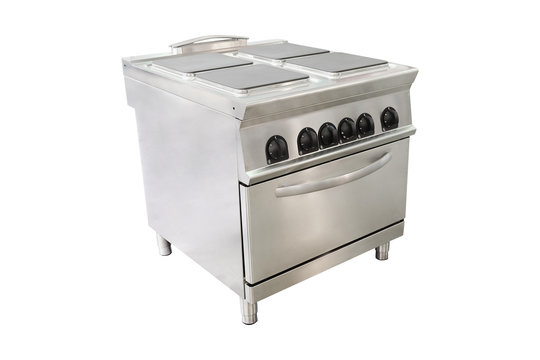 Professional Electric Stove At Restaurant