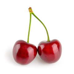 cherries isolated