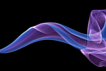 Fototapeta premium Blue smoke background