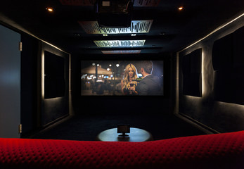 Private cinema at modern house