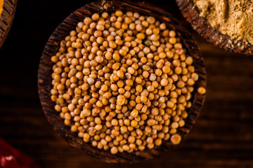 Colorful Asian theme with spices