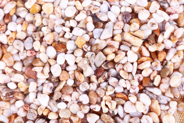 Sea stones as background