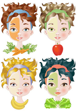 Vegetable Beauty Masks