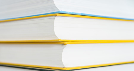 Stack of Hard Cover Textbooks