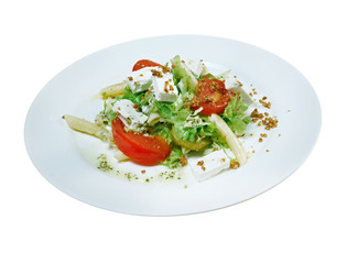Italian salad with cheese