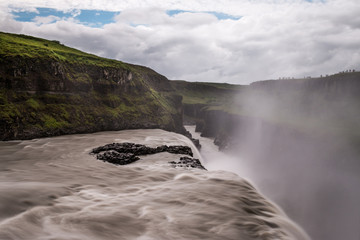 Gullfoss la chute d'or en islande