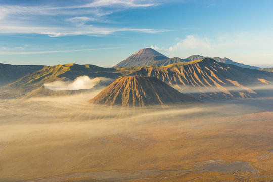 Bromo Volcano Mountain Landscape