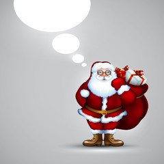 Santa christmas design