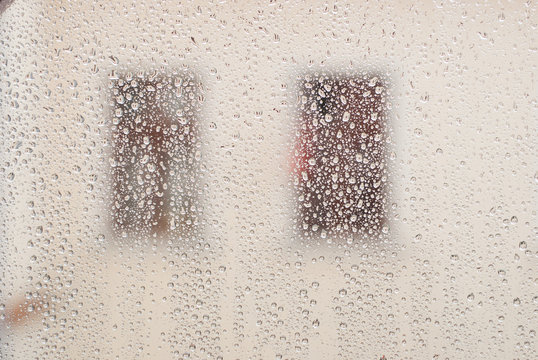 Window Raindrops - Stock Image