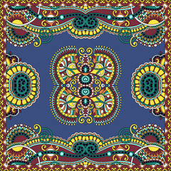 Traditional ornamental floral paisley bandanna. You can use this
