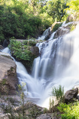 Mae Klang Waterfall in Chiang Mai Province, Doi Inthanon Thailan