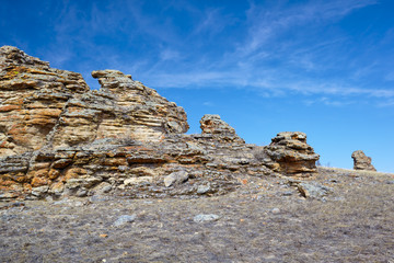 Plush Rocks near Baikal lake