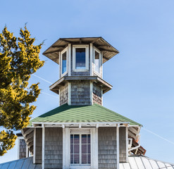 Cupola of Wood and Green Shingles