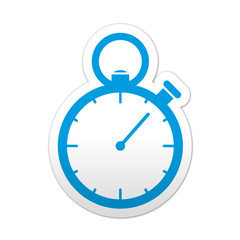 Pegatina simbolo cronometro