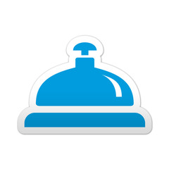 Pegatina simbolo timbre de hotel