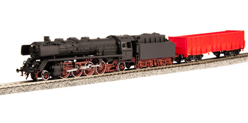 old steam loco model