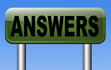 Obraz premium find answers