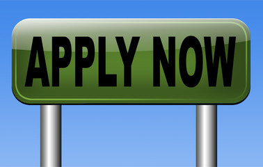 Obraz premium apply now