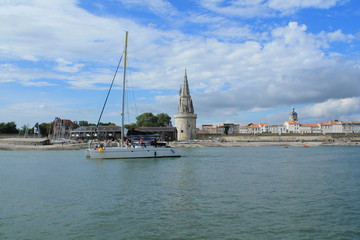 Fototapeta na wymiar Tour de La lanterne de La Rochelle, France