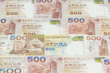 Hong Kong dollars background