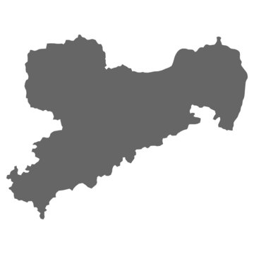 Sachsen in grau