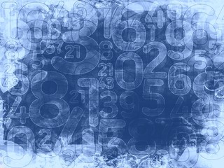 frozen random numbers background or texture