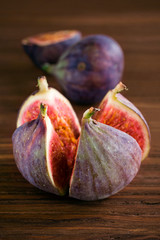 ripe figs close-up